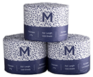 Luxury Wrapped Toilet Tissue White, 2 Ply, 1000 Sheets Per Roll, 18 Rolls Pack